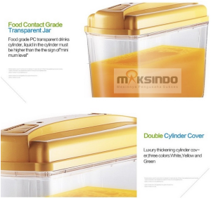 Mesin Juice Dispenser 1 Tabung 15 Liter - DSP-15x1 3 maksindoyogya