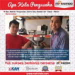 Bapak Miando : Mesin Susu Kedelai Maksindo Berkualitas dan Pelayanan yang Baik