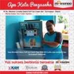 Ice Cream Syafira : Usaha Saya Tambah Maju dengan Es Krim Maksindo