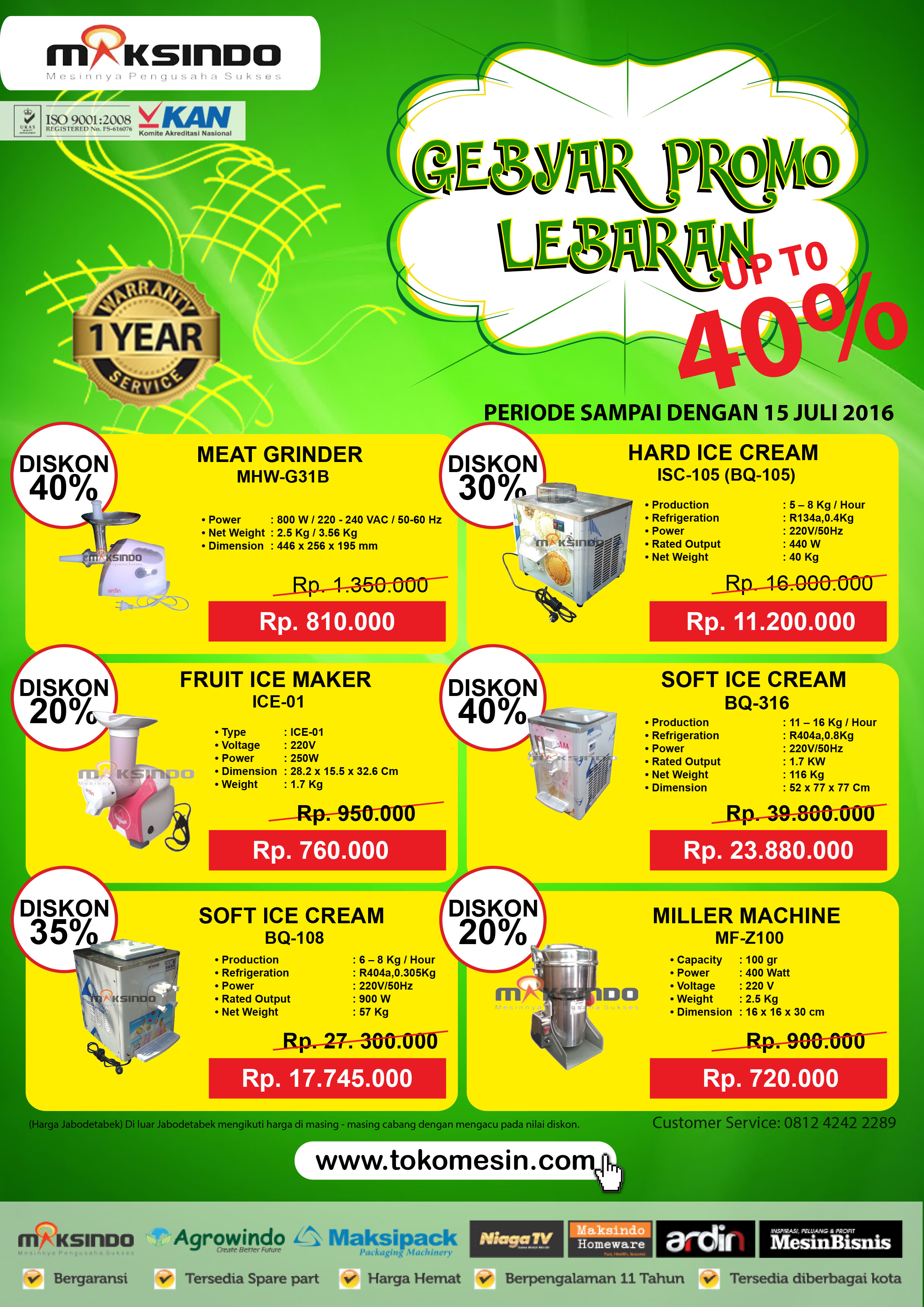 GEBYAR PROMO LEBARAN Up to 40 %