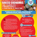 Training Usaha Bakso Ekonomis di Condet, 3 September 2016