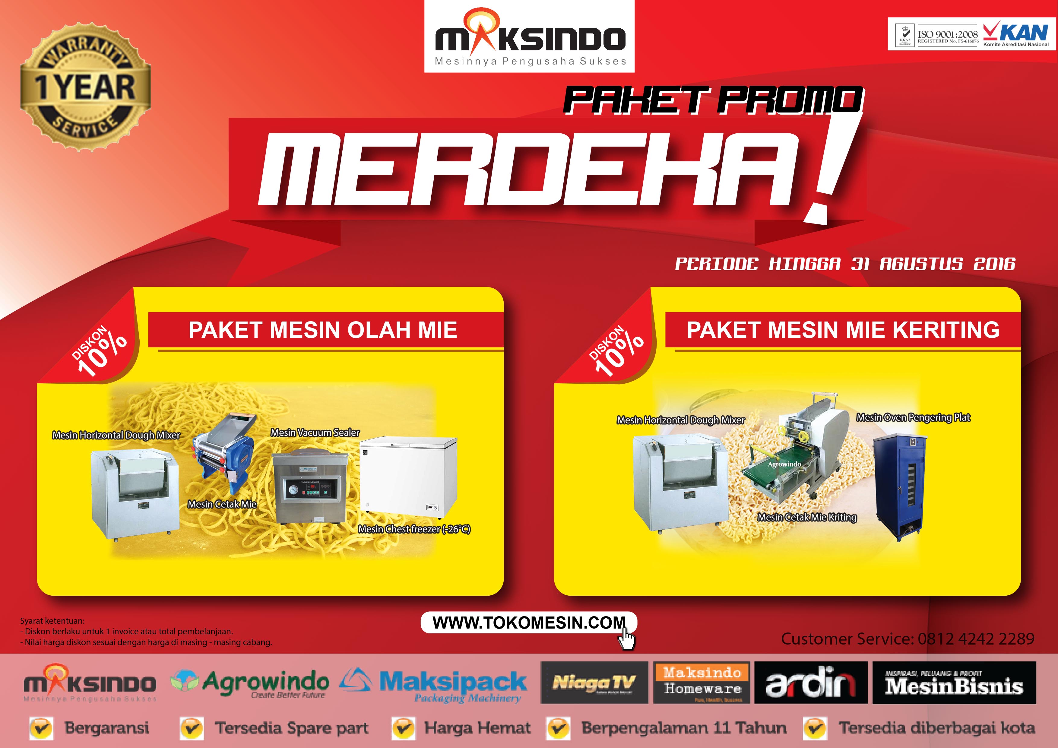 PAKET PROMO MERDEKA Up To 10%