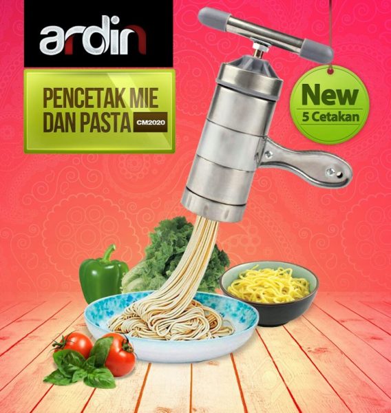 Jual Alat Cetak Mie dan Pasta Manual Stainless (ARDIN) di Yogyakarta