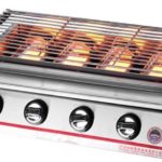 Jual Pemanggang BBQ Stainless (gas) 4 Tungku di Yogyakarta