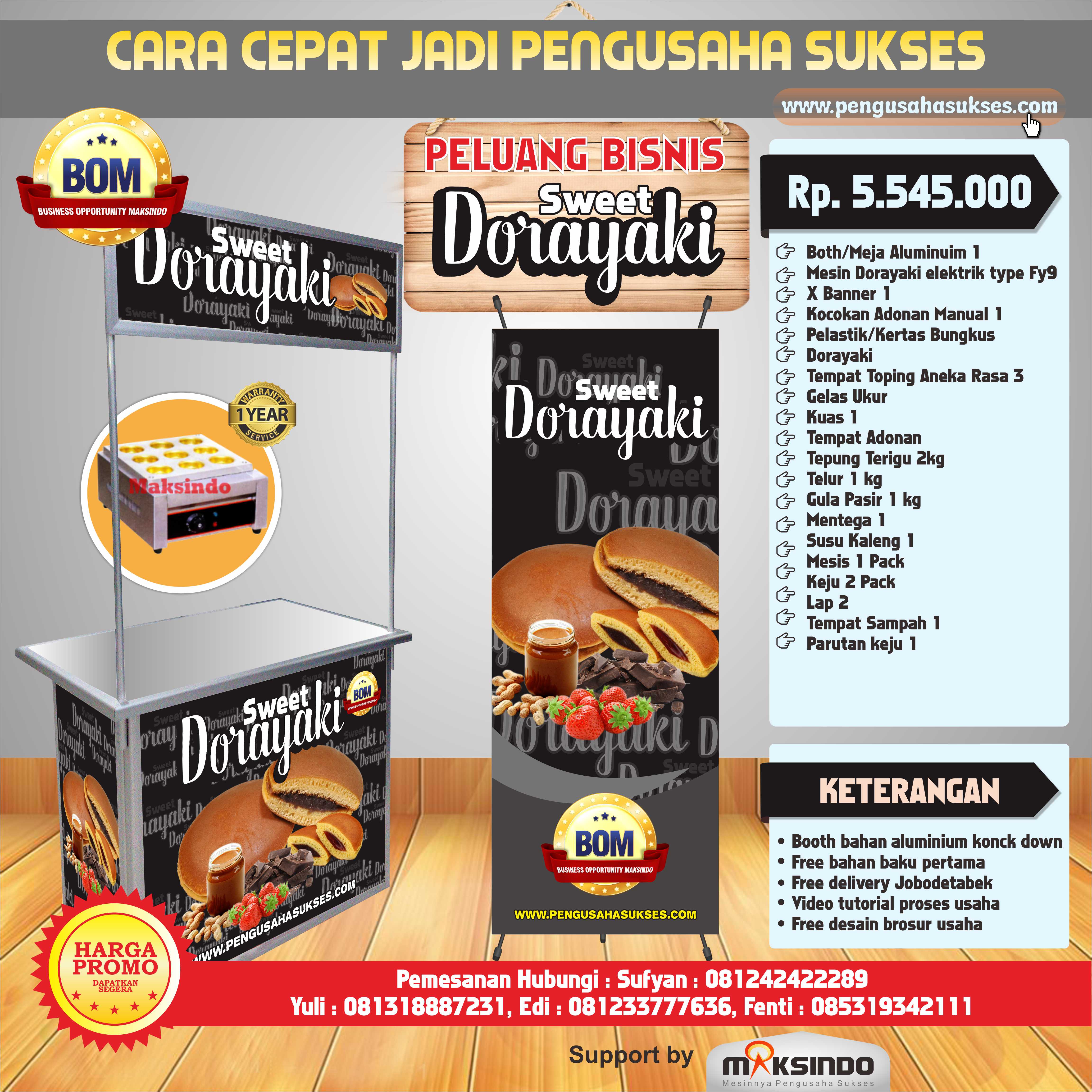 Paket Sweet Dorayaki ( Listrik ) Progam BOM