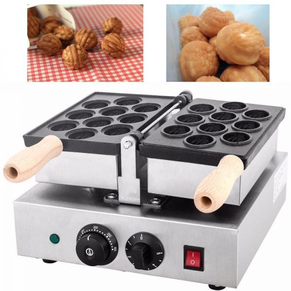 Jual Mesin Waffle Bentuk Kacang Walnut (WLN10) di Yogyakarta