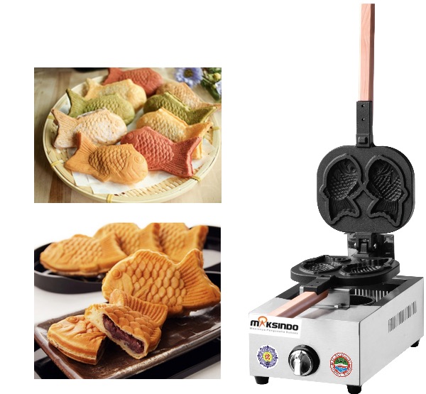 Jual Mesin Kue Waffle Ikan Taiyaki – Gas (TYK02) di Yogyakarta