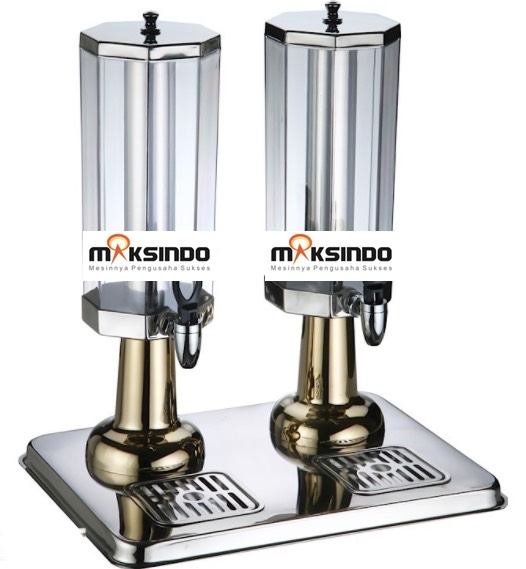 Jual Jus Dispenser Octagonal 2 Tabung  (DSP32) di Yogyakarta