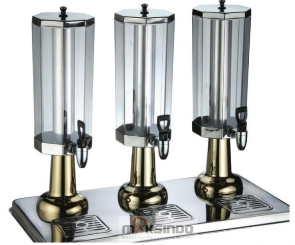 Jual Jus Dispenser Octagonal 3 Tabung  (DSP33) di Yogyakarta