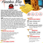 Training Usaha Aneka Mie dan Toping, 28 Oktober 2017