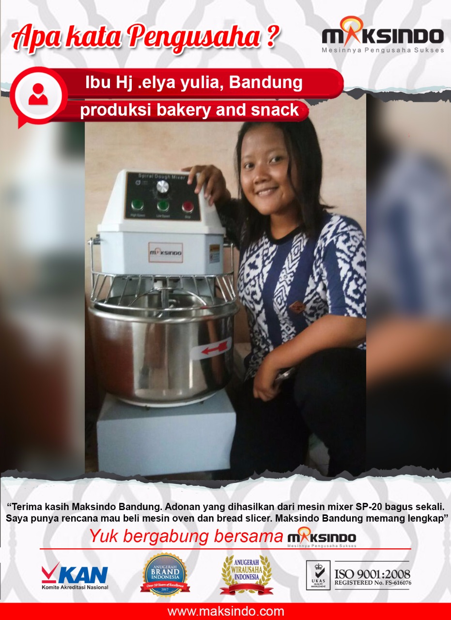 RGS Bakery n Snack : Mesin Mixer Maksindo Sangat Bagus