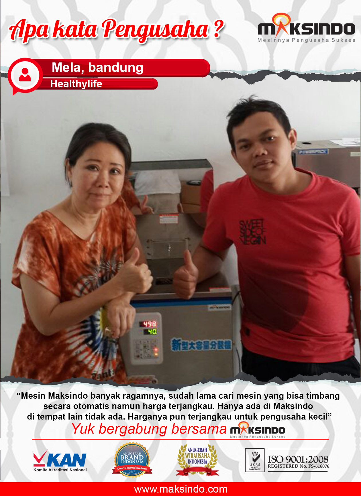 Healtylife : Mesin Otomatis Dan Terjangkau Mesin Filling Tepung Maksindo