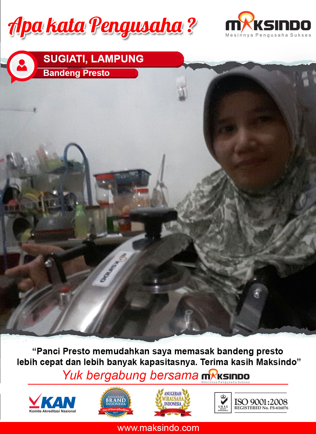 Bandeng Presto : Memasak Lebih Mudah Dengan Panci Presto Maksindo