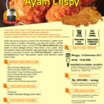 Training Usaha Ayam Crispy, 10 Desember 2017