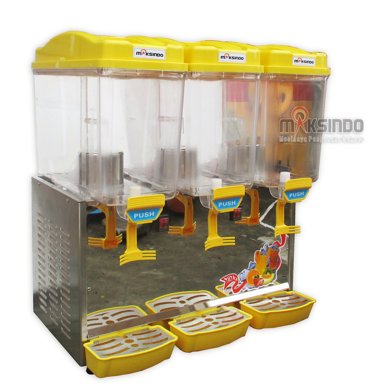Jual Mesin Juice Dispenser 3 Tabung (17 Liter) – DSP17x3 di Yogyakarta