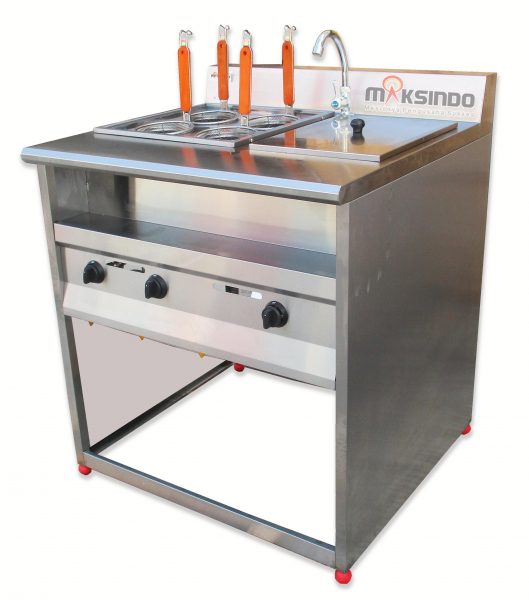 Jual Gas Pasta Cooker With Bain Marie (4 Baskets) MKS-PCBM4 di Yogyakarta