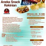 Training Usaha Aneka Snack Kekinian, 15 April 2018 Training Usaha Aneka Snack Kekinian, 15 April 2018