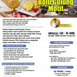Training Usaha Bolu Gulung Motif, 29 Juli 2018