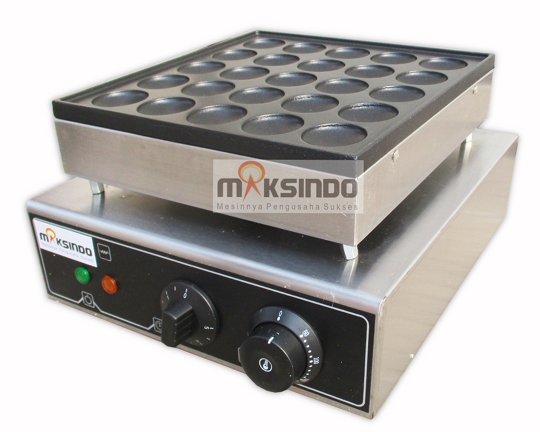 Jual Mesin Pembuat Snack Mini Pancake Poffertjes MKS-CRIP25 (listrik) – 25 lubang di Yogyakarta