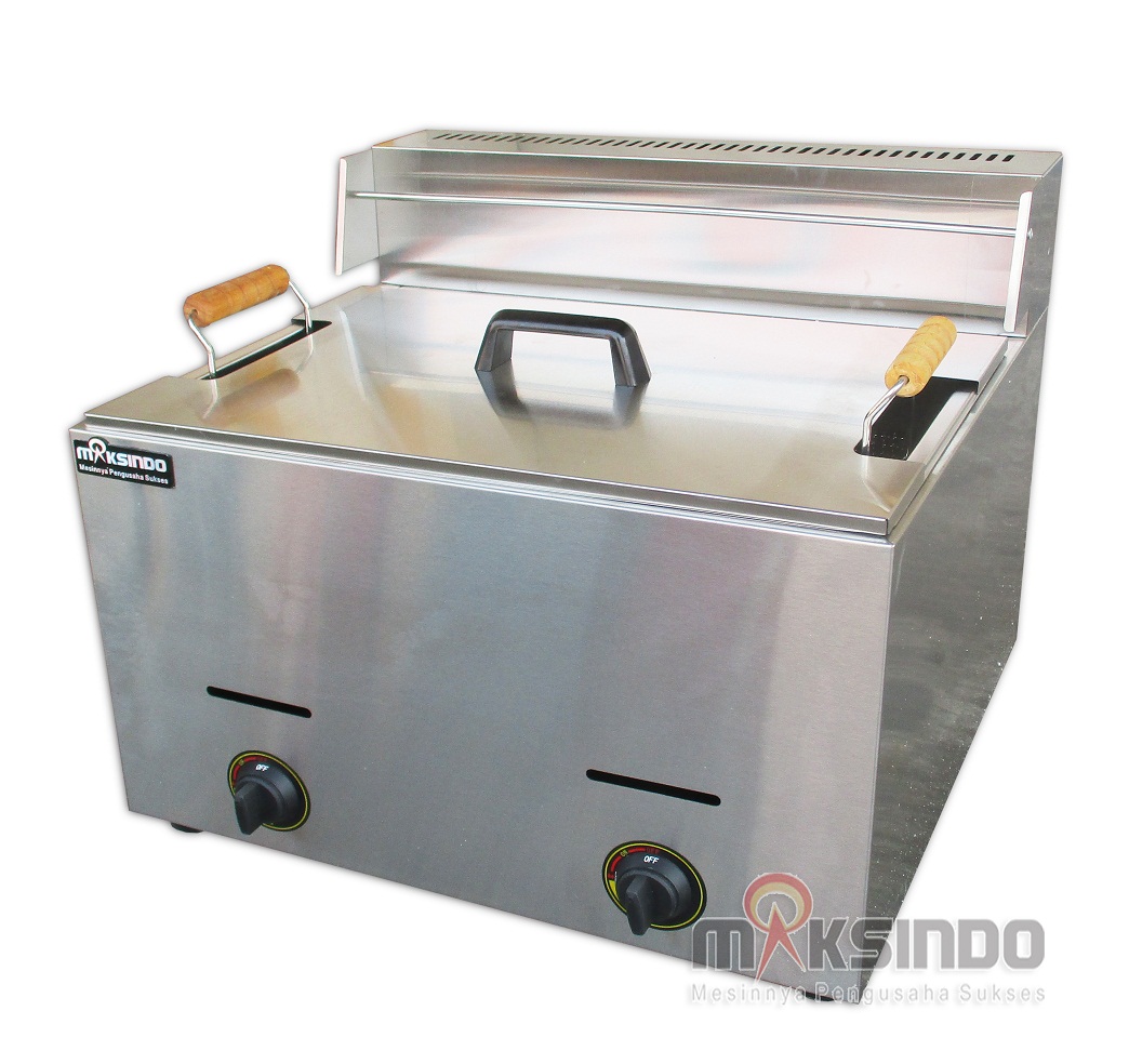 Jual Mesin Gas Fryer MKS-G20L + Keranjang Long Potato di Yogyakarta