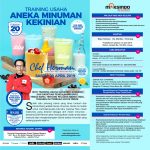 Training Usaha Aneka Minuman Kekinian, Sabtu 20 April 2019
