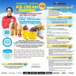 Training Usaha Ice Cream Dan Topping, Sabtu 21 April 2019