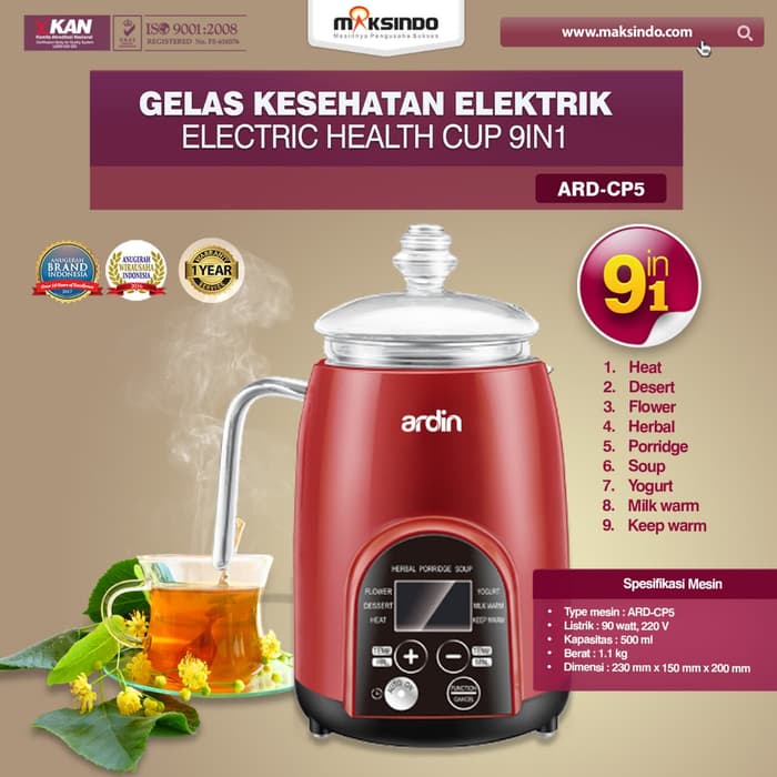 Jual Gelas Kesehatan Elektrik (Electric Cup Health) ARD-CP5 di Yogyakarta
