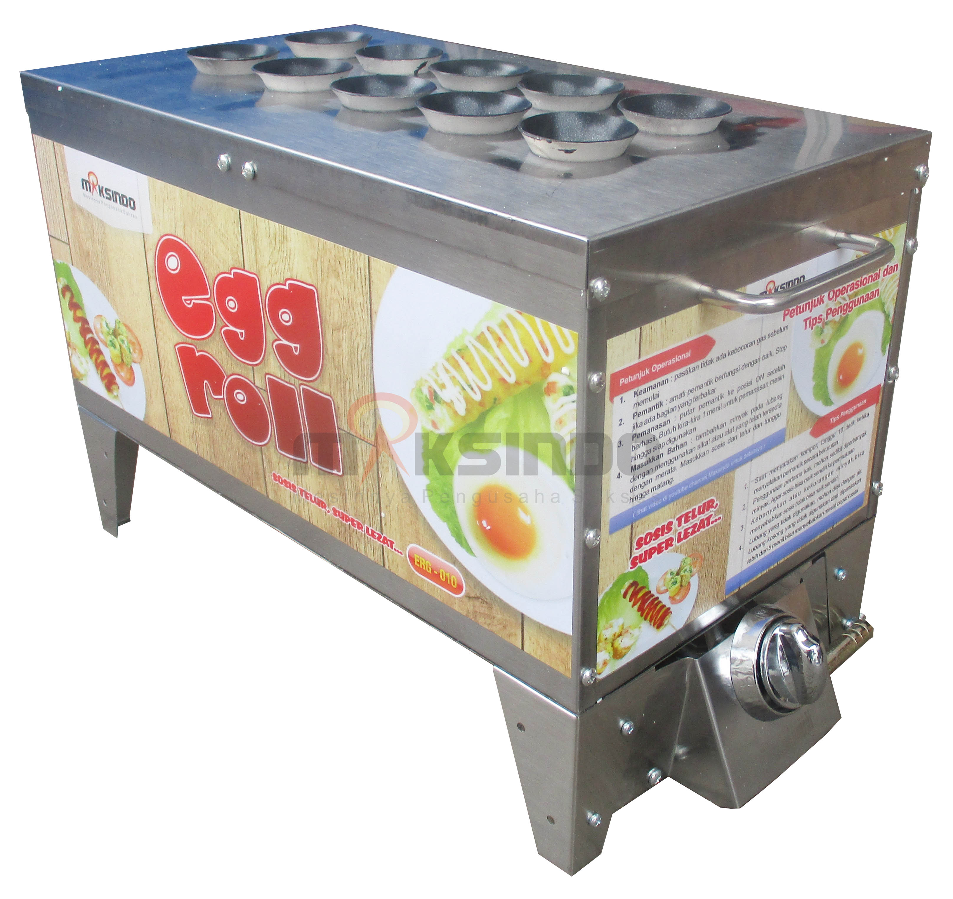 Jual Mesin Pembuat Egg Roll ERG-010 di Yogyakarta