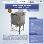 Jual Gas Deep Fryer 24 Liter 2 Tank (G74) di Yogyakarta