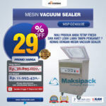 Jual Mesin Vacuum Sealer Type MSP-DZ400/2 E di Yogyakarta