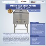 Jual Gas Deep Fryer 25 Liter 1 Tank (G75) di Yogyakarta